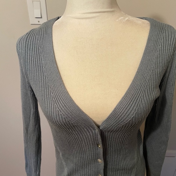 Greyish Blue Cardigan from Dynamite - Picture 5 of 5